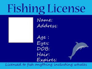 Fishing License for Kids