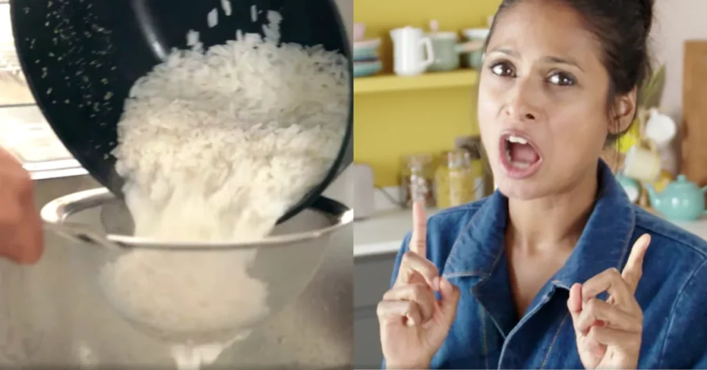 Rinse Rice After Cooking